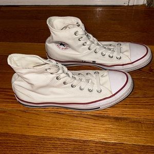 white high top converse